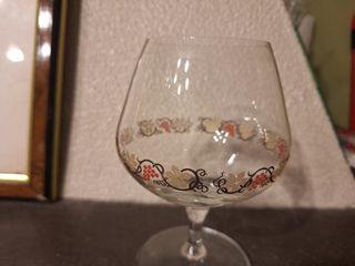 Calice in cristallo decorato