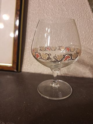 Calice in cristallo decorato