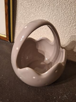 Cestino in ceramica