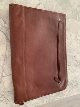 Porta documentos piel