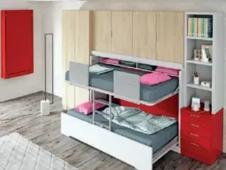 LITERA ABATIBLE CON ARMARIO LVMR PLUS 11