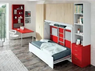 LITERA ABATIBLE CON ARMARIO LVMR PLUS 11