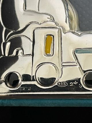 Cornice argento bambino