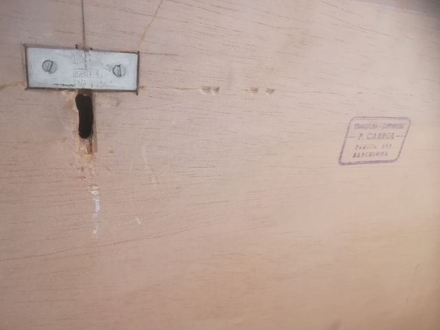 Cabezal cama de madera maciza lacada 