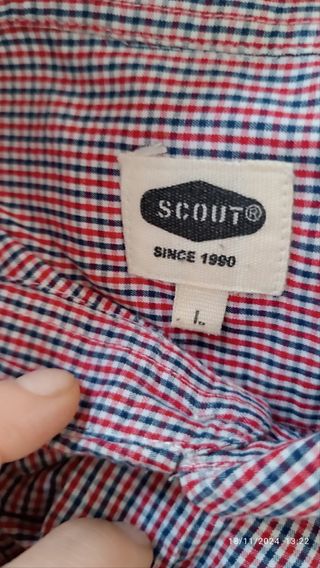 Camicia uomo scout taglia L 