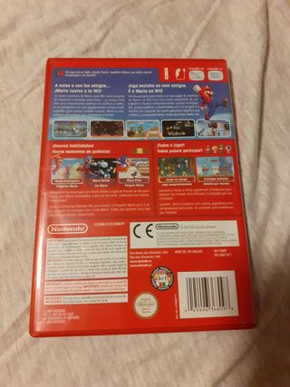 Solo caja Mario Wii
