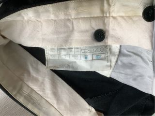 Pantalone classico verde scuro in lana