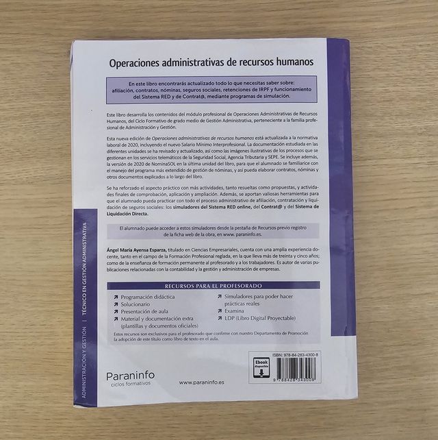 Operaciones Administrativas de recursos humanos