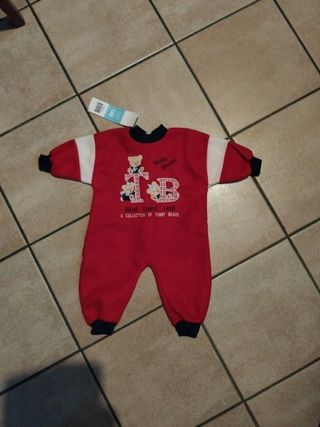 Tutina felpata neonato nuova