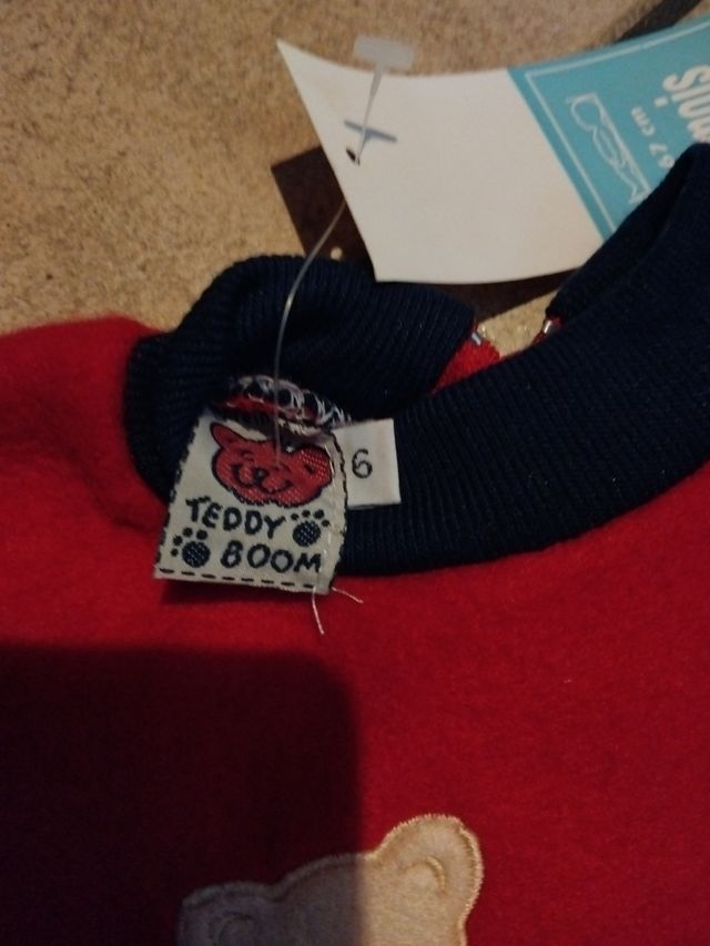 Tutina felpata neonato nuova