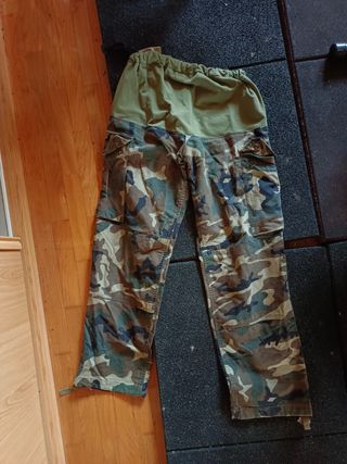 Pantalón embarazada militar verde boscos