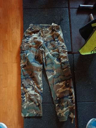 Pantalón embarazada militar verde boscos