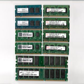Lotto RAM SODIMM DDR2 + DIMM DDR (LEGGI DETTAGLI)