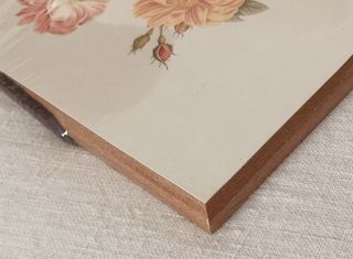 Quadretto/Tavolozza con stampa decorativa floreale