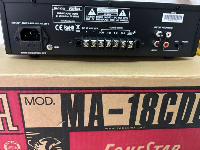 Amplificador Linea 100v nuevo