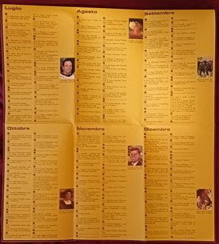 Poster / calendario storico