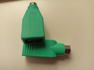 2 Adaptadores PS2 Macho a USB Hembra 