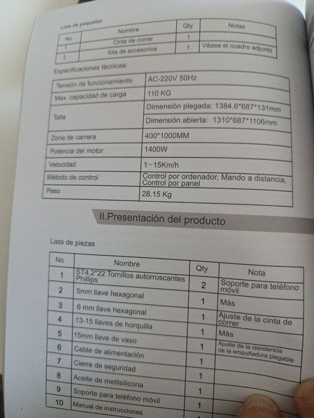 Cinta para andar y correr