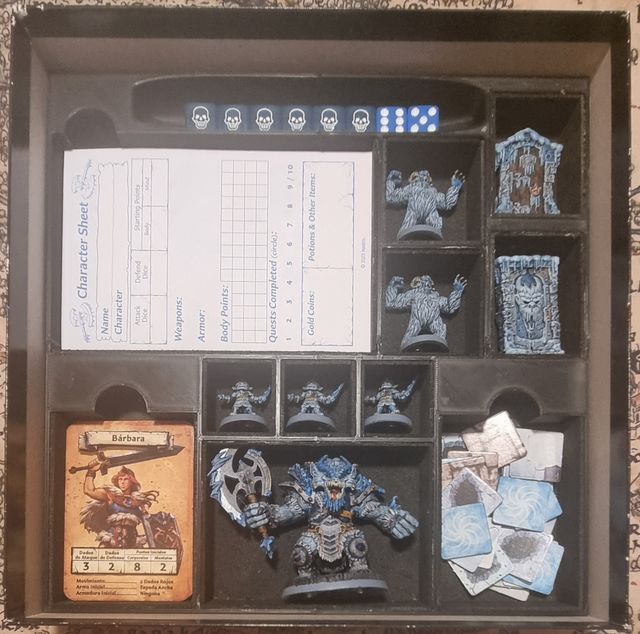 Inserto Heroquest Horro Congelado