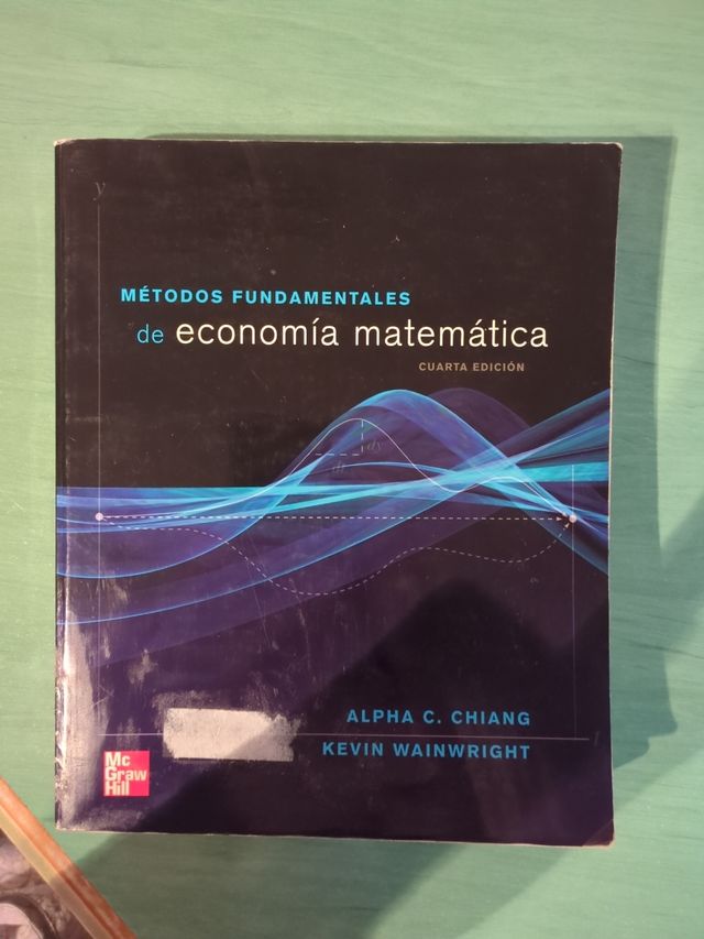 Métodos Fundamentales de Economía Matemática