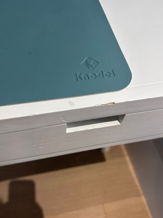 Escritorio blanco con estanterias Banak