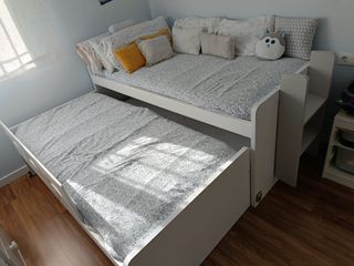 CAMA NIDO INFANTIL y CAJONERA ALTA