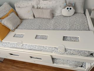 CAMA NIDO INFANTIL y CAJONERA ALTA