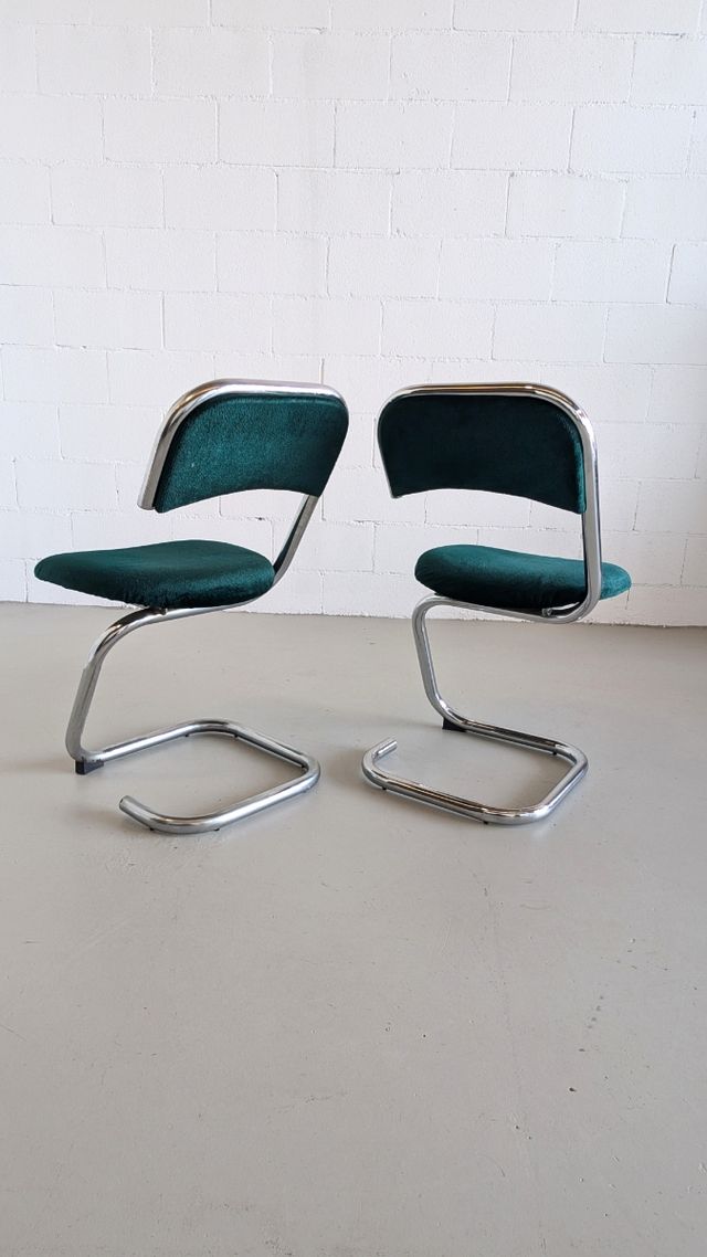 Sedie tubolari degli anni '70