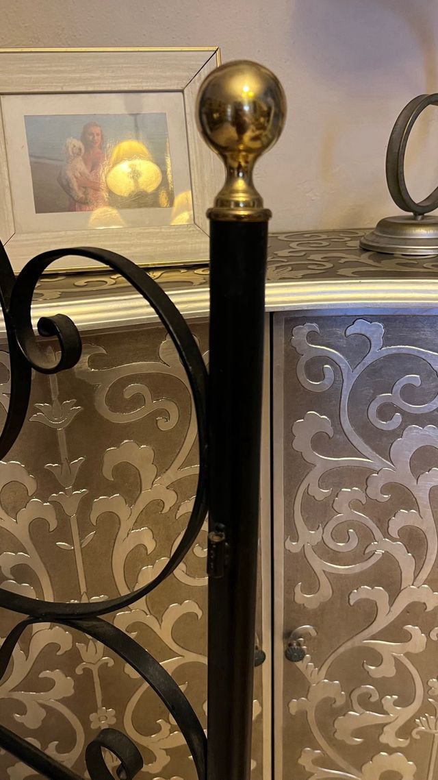 Conjunto de 2 camas de hierro