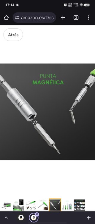 Juego destornillador precisión