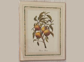 Quadretto/Tavolozza con stampa decorativa frutta