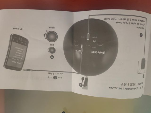 Simpático altavoz Andry Birds 