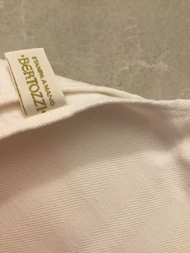 grembiule con pettorina stampa a mano