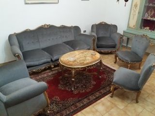 Divano, salotto barocco 