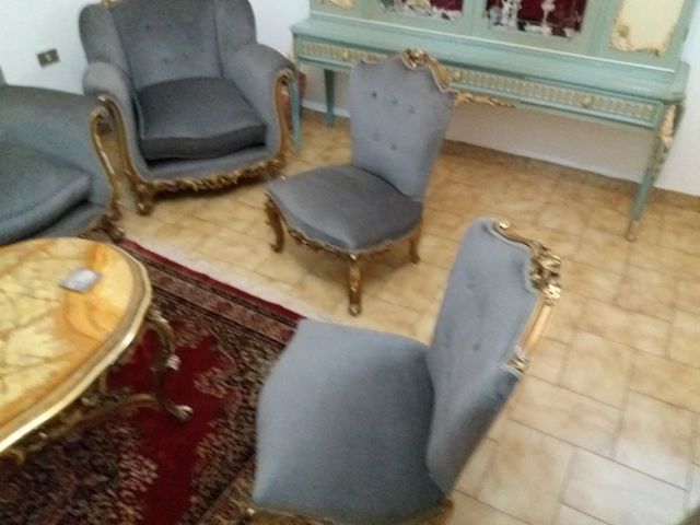 Divano, salotto barocco