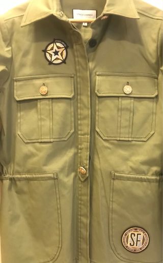 Casaca verde Space Flamingo by Paula Echevarria