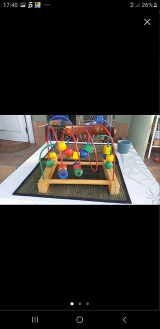 JUEGO INFANTIL DE MADERA DE IKEA 