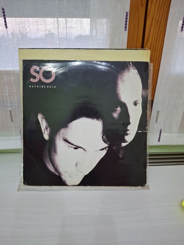 Disco de vinilo.So burning bush.