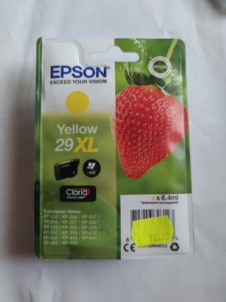 Tinta impresora Epson amarilla XL 