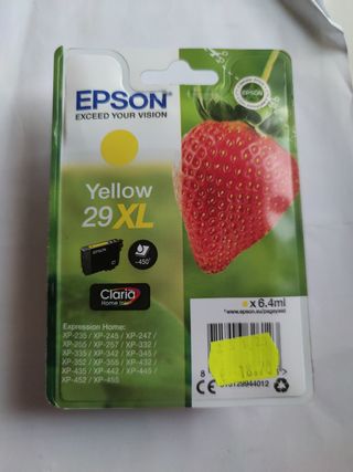 Tinta impresora Epson amarilla XL 