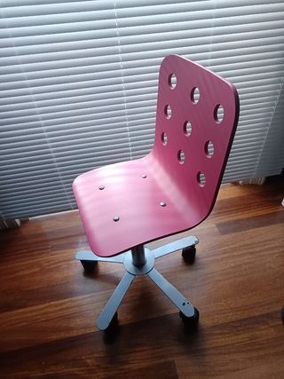 Silla de escritorio rosa