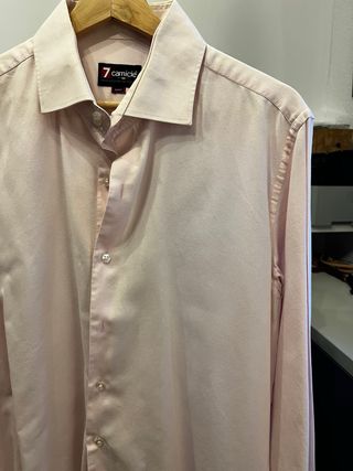 Camisa rosa claro 7camicie