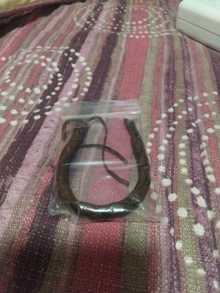 Pulsera gorda de cuero. Oferta CHOLLO