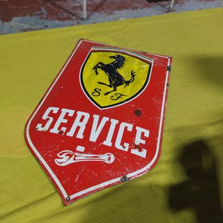 CHAPA ESMALTADA DE FERRARI