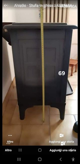 Stufa a legna in ghisa 