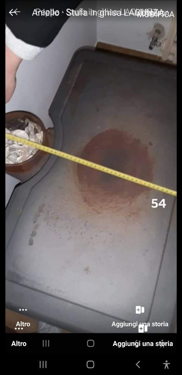 Stufa a legna in ghisa