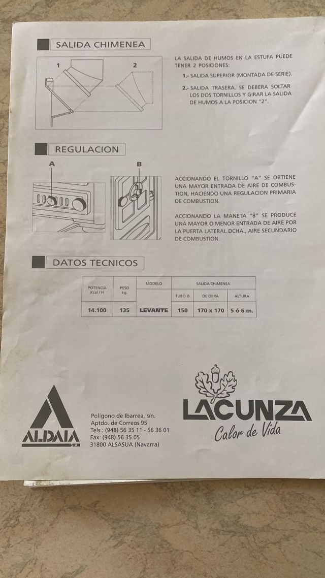 Stufa a legna in ghisa