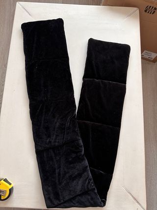 Bufanda acolchada de terciopelo 
