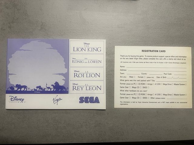 El Rey Leon Master System