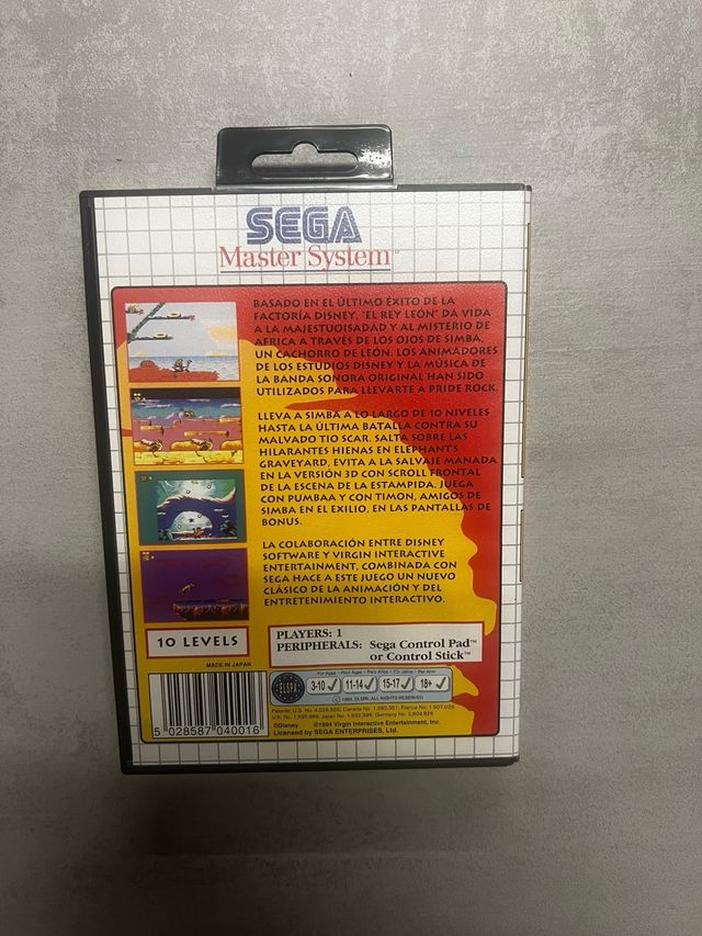 El Rey Leon Master System